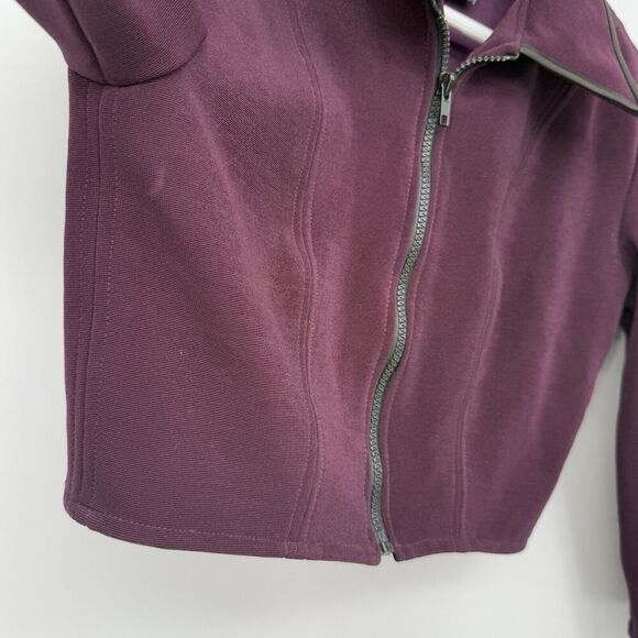 Jeannie Nitro Purple Cropped Jacket Fitted Vintage Size Medium Gothic USA - Picture 3 of 9